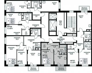 Apartment Sale, 33.5平方米 at Tsvetochnye Poliany, kvartal № 23, Filimonkovskoye Municipal Formation, Moscow, Russia #2