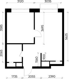 2-BD Apartment Sale, 36.9 sq. m. at Novograd Pavlino, Kosinskoye shosse, 2, Novoye Pavlino Microdistrict, Balashikha, Moscow Region, Russia #3
