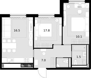Продажа 2-комн. квартиры, 57 м² в ЖК «Малевич», Отрадная улица, 8, Москва, Россия #2 Продажа 2-комн. квартиры, 57 м² в ЖК «Малевич», Отрадная улица, 8, Москва, Россия #2