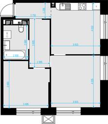 2-BD Apartment Sale, 58.9 sq. m. at Malevich, Otradnaya Street, 8, Moscow, Russia #4