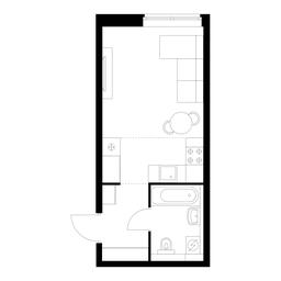 Apartment Sale, 24.7 sq. m. at Vangarden, Ochakovskoye Highway, 9к1, Moscow, Russia #2 Apartment Sale, 24.7 sq. m. at Vangarden, Ochakovskoye Highway, 9к1, Moscow, Russia #2