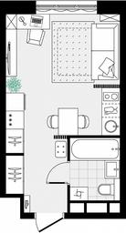 Apartment Sale, 23.68平方米 at Novograd Pavlino, Kosinskoye shosse, 2, Novoye Pavlino Microdistrict, Balashikha, Moscow Region, Russia #4