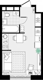 Apartment Sale, 23.68 sq. m. at Novograd Pavlino, Kosinskoye shosse, 2, Novoye Pavlino Microdistrict, Balashikha, Moscow Region, Russia #4
