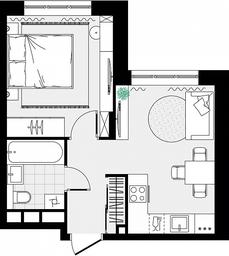 Apartment Sale, 32.83 sq. m. at Novograd Pavlino, Kosinskoye shosse, 2, Novoye Pavlino Microdistrict, Balashikha, Moscow Region, Russia #4