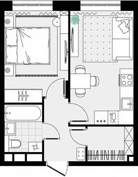 Apartment Sale, 35.6平方米 at Novograd Pavlino, Kosinskoye shosse, 2, Novoye Pavlino Microdistrict, Balashikha, Moscow Region, Russia #4