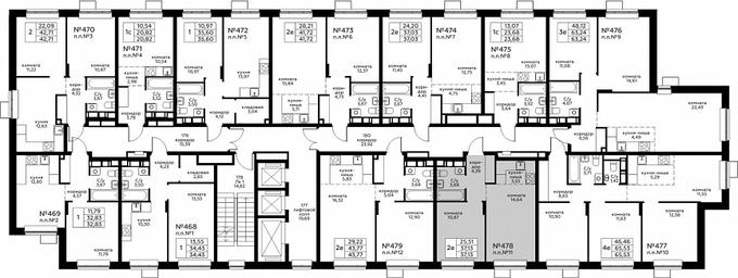 1-BD Apartment Sale, 37.13 sq. m. at Novograd Pavlino, Kosinskoye shosse, 2, Novoye Pavlino Microdistrict, Balashikha, Moscow Region, Russia #2