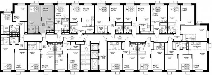 1-BD Apartment Sale, 37.84 sq. m. at Novograd Pavlino, Kosinskoye shosse, 2, Novoye Pavlino Microdistrict, Balashikha, Moscow Region, Russia #2