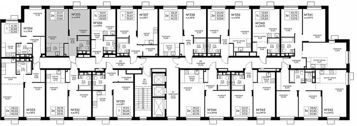 1-BD Apartment Sale, 37.88 sq. m. at Novograd Pavlino, Kosinskoye shosse, 2, Novoye Pavlino Microdistrict, Balashikha, Moscow Region, Russia #2