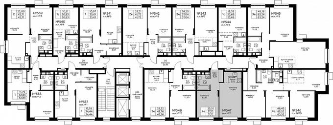 1-BD Apartment Sale, 37.12 sq. m. at Novograd Pavlino, Kosinskoye shosse, 2, Novoye Pavlino Microdistrict, Balashikha, Moscow Region, Russia #2