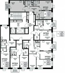 1-BD Apartment Sale, 57.7平方米 at Tsvetochnye Poliany, kvartal № 23, Filimonkovskoye Municipal Formation, Moscow, Russia #2