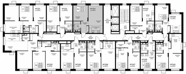 1-BD Apartment Sale, 43.76 sq. m. at Novograd Pavlino, Kosinskoye shosse, 2, Novoye Pavlino Microdistrict, Balashikha, Moscow Region, Russia #2