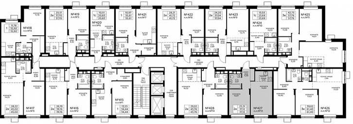 1-BD Apartment Sale, 37.12 sq. m. at Novograd Pavlino, Kosinskoye shosse, 2, Novoye Pavlino Microdistrict, Balashikha, Moscow Region, Russia #2