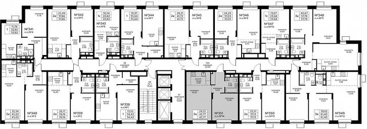 1-BD Apartment Sale, 43.77 sq. m. at Novograd Pavlino, Kosinskoye shosse, 2, Novoye Pavlino Microdistrict, Balashikha, Moscow Region, Russia #2