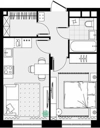 Apartment Sale, 35.6 sq. m. at Novograd Pavlino, Kosinskoye shosse, 2, Novoye Pavlino Microdistrict, Balashikha, Moscow Region, Russia #4