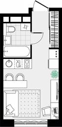 Apartment Sale, 20.83 sq. m. at Novograd Pavlino, Kosinskoye shosse, 2, Novoye Pavlino Microdistrict, Balashikha, Moscow Region, Russia #4