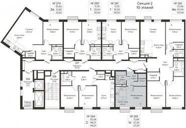 Apartment Sale, 27.2 sq. m. at Kvartal Rumyantsevo, ulitsa Admirala Kornilova, с1, Mosrentgen Settlement, Moscow, Russia #2