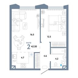 1-BD Apartment Sale, 42.7 sq. m. at Strana.Ozernaya, Ozyornaya Street, 42с7, Moscow, Russia #2 1-BD Apartment Sale, 42.7 sq. m. at Strana.Ozernaya, Ozyornaya Street, 42с7, Moscow, Russia #2
