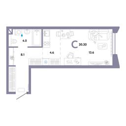 Apartment Sale, 30.6平方米 at Strana.Ozernaya, Ozyornaya Street, 42с7, Moscow, Russia #4