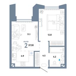 1-BD Apartment Sale, 38 sq. m. at Strana.Ozernaya, Ozyornaya Street, 42с7, Moscow, Russia #4