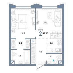 1-BD Apartment Sale, 42.3 sq. m. at Strana.Ozernaya, Ozyornaya Street, 42с7, Moscow, Russia #3 1-BD Apartment Sale, 42.3 sq. m. at Strana.Ozernaya, Ozyornaya Street, 42с7, Moscow, Russia #3