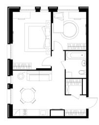 2-BD Apartment Sale, 58.5平方米 at Pervyi Moskovskiy, ulitsa Bianki, 1, Moskovskiy, Moscow, Russia #4