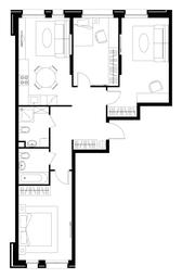 3-BD Apartment Sale, 82.9 sq. m. at Pervyi Moskovskiy, ulitsa Bianki, 1, Moskovskiy, Moscow, Russia #2 3-BD Apartment Sale, 82.9 sq. m. at Pervyi Moskovskiy, ulitsa Bianki, 1, Moskovskiy, Moscow, Russia #2