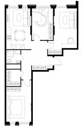 3-BD Apartment Sale, 82.9 sq. m. at Pervyi Moskovskiy, ulitsa Bianki, 1, Moskovskiy, Moscow, Russia #4