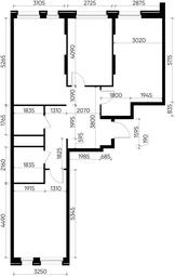3-BD Apartment Sale, 82.9平方米 at Pervyi Moskovskiy, ulitsa Bianki, 1, Moskovskiy, Moscow, Russia #3