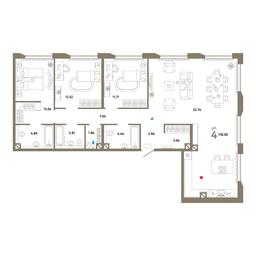 3-BD Apartment Sale, 118.5 sq. m. at Wow, Avtozavodskaya Street, 23с16, Moscow, Russia #2 3-BD Apartment Sale, 118.5 sq. m. at Wow, Avtozavodskaya Street, 23с16, Moscow, Russia #2