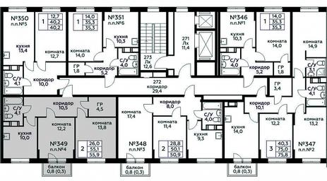 Продажа 1-комн. квартиры, 55,9 м² в ЖК «Цветочные Поляны», квартал № 23, поселение Филимонковское, Москва, Россия #2