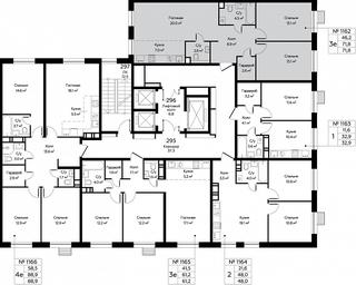 2-BD Apartment Sale, 71.8平方米 at Eko Bunino, prospekt Kuprina, 34к1, Sosenskoye Settlement, Moscow, Russia #2 2-BD Apartment Sale, 71.8平方米 at Eko Bunino, prospekt Kuprina, 34к1, Sosenskoye Settlement, Moscow, Russia #2
