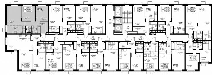 2-BD Apartment Sale, 61.4平方米 at Novograd Pavlino, Kosinskoye shosse, 2, Novoye Pavlino Microdistrict, Balashikha, Moscow Region, Russia #2 2-BD Apartment Sale, 61.4平方米 at Novograd Pavlino, Kosinskoye shosse, 2, Novoye Pavlino Microdistrict, Balashikha, Moscow Region, Russia #2