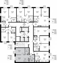 1-BD Apartment Sale, 38.7 sq. m. at Eko Bunino, prospekt Kuprina, 34к1, Sosenskoye Settlement, Moscow, Russia #3