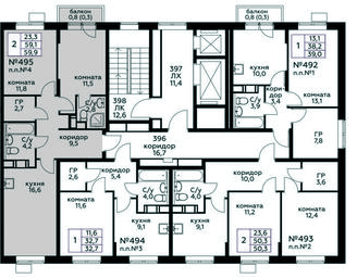 1-BD Apartment Sale, 59.9 sq. m. at Tsvetochnye Poliany, kvartal № 23, Filimonkovskoye Municipal Formation, Moscow, Russia #2 1-BD Apartment Sale, 59.9 sq. m. at Tsvetochnye Poliany, kvartal № 23, Filimonkovskoye Municipal Formation, Moscow, Russia #2