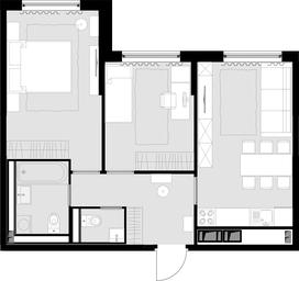 2-BD Apartment Sale, 65.1平方米 at Malevich, Otradnaya Street, 8, Moscow, Russia #3 2-BD Apartment Sale, 65.1平方米 at Malevich, Otradnaya Street, 8, Moscow, Russia #3