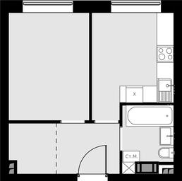 1-BD Apartment Sale, 33 sq. m. at Malevich, Otradnaya Street, 8, Moscow, Russia #3 1-BD Apartment Sale, 33 sq. m. at Malevich, Otradnaya Street, 8, Moscow, Russia #3