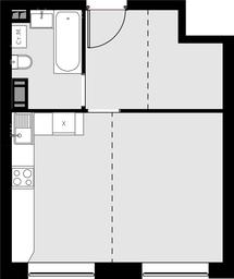 1-BD Apartment Sale, 36.3 sq. m. at Malevich, Otradnaya Street, 8, Moscow, Russia #3