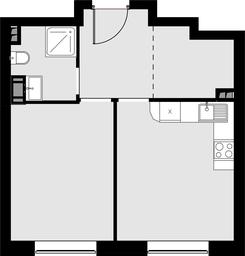 1-BD Apartment Sale, 39.5 sq. m. at Malevich, Otradnaya Street, 8, Moscow, Russia #3