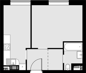 1-BD Apartment Sale, 38.7平方米 at Malevich, Otradnaya Street, 8, Moscow, Russia #2 1-BD Apartment Sale, 38.7平方米 at Malevich, Otradnaya Street, 8, Moscow, Russia #2