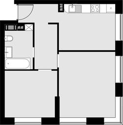 2-BD Apartment Sale, 52.9 sq. m. at Malevich, Otradnaya Street, 8, Moscow, Russia #2 2-BD Apartment Sale, 52.9 sq. m. at Malevich, Otradnaya Street, 8, Moscow, Russia #2