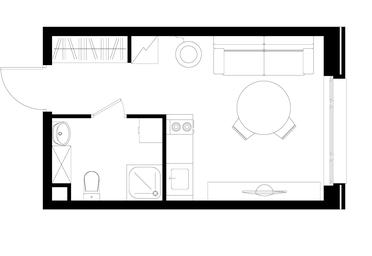Apartment Sale, 22平方米 at Pervyi Moskovskiy, ulitsa Bianki, 1, Moskovskiy, Moscow, Russia #4
