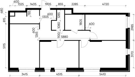 3-BD Apartment Sale, 83.2平方米 at Pervyi Moskovskiy, ulitsa Bianki, 1, Moskovskiy, Moscow, Russia #3 3-BD Apartment Sale, 83.2平方米 at Pervyi Moskovskiy, ulitsa Bianki, 1, Moskovskiy, Moscow, Russia #3