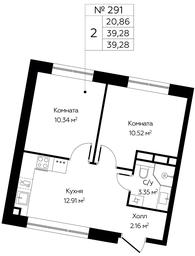 1-BD Apartment Sale, 39.28 sq. m. at Tsvetochnye Polyany City, kvartal № 165, Filimonkovskoye Municipal Formation, Moscow, Russia #2 1-BD Apartment Sale, 39.28 sq. m. at Tsvetochnye Polyany City, kvartal № 165, Filimonkovskoye Municipal Formation, Moscow, Russia #2