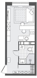 Apartment Sale, 23.01 sq. m. at Tsvetochnye Polyany City, kvartal № 165, Filimonkovskoye Municipal Formation, Moscow, Russia #3 Apartment Sale, 23.01 sq. m. at Tsvetochnye Polyany City, kvartal № 165, Filimonkovskoye Municipal Formation, Moscow, Russia #3