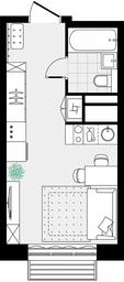 Apartment Sale, 21.26 sq. m. at Novograd Pavlino, Kosinskoye shosse, 2, Novoye Pavlino Microdistrict, Balashikha, Moscow Region, Russia #4
