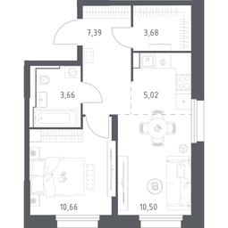 Apartment Sale, 40.91 sq. m. at Kvartal Strogino, zhiloy kompleks Kvartal Strogino, Krasnogorsk, Moscow Region, Russia #2 Apartment Sale, 40.91 sq. m. at Kvartal Strogino, zhiloy kompleks Kvartal Strogino, Krasnogorsk, Moscow Region, Russia #2