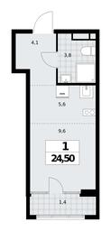 Apartment Sale, 24.5 sq. m. at Dom na Zorge, Zorge Street, 25с2, Moscow, Russia #2