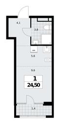 Apartment Sale, 24.5 sq. m. at Dom na Zorge, Zorge Street, 25с2, Moscow, Russia #2 Apartment Sale, 24.5 sq. m. at Dom na Zorge, Zorge Street, 25с2, Moscow, Russia #2