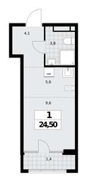 Apartment Sale, 24.5 sq. m. at Dom na Zorge, Zorge Street, 25с2, Moscow, Russia #2
