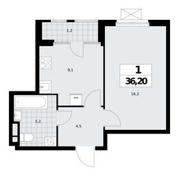 Apartment Sale, 36.2 sq. m. at Dom na Zorge, Zorge Street, 25с2, Moscow, Russia #2 Apartment Sale, 36.2 sq. m. at Dom na Zorge, Zorge Street, 25с2, Moscow, Russia #2